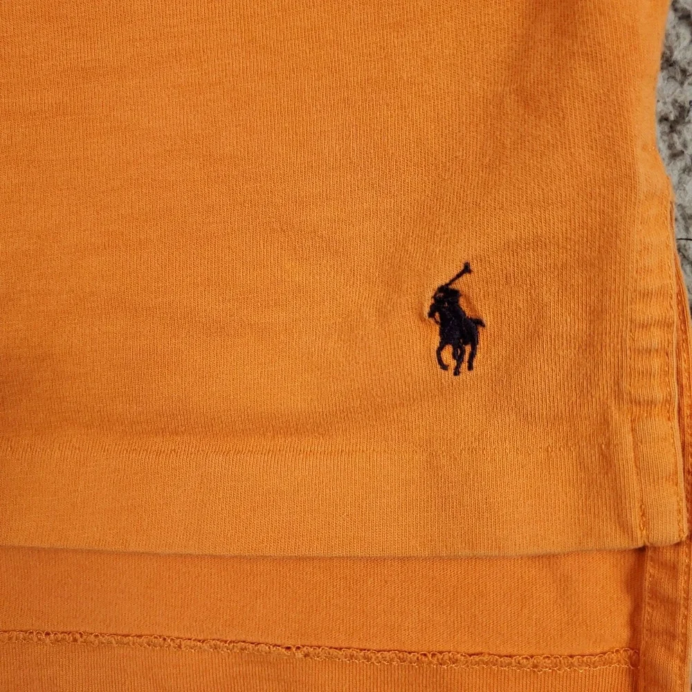 Ralph Lauren Polo Shirt Mens Size 2XL Orange Casual Short Sleeve *